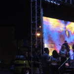 Disco dance floor rental to Budweiser